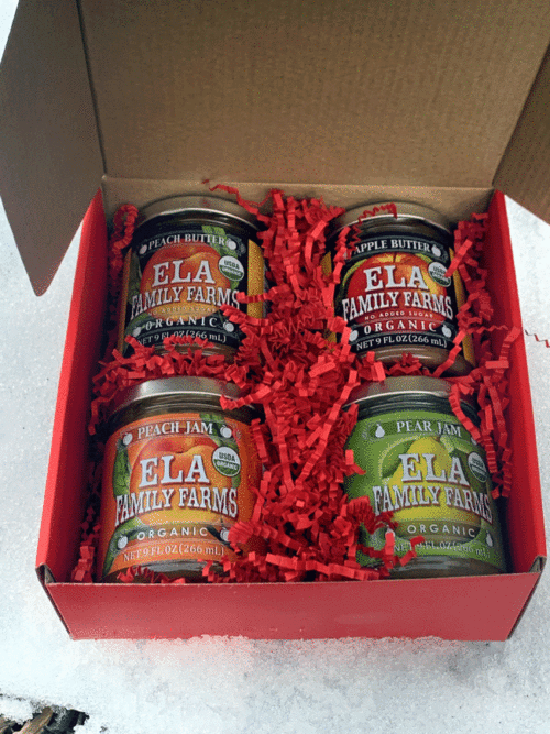 Ela's organic farms gift box