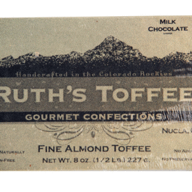 Butter almond toffee made in Colorado