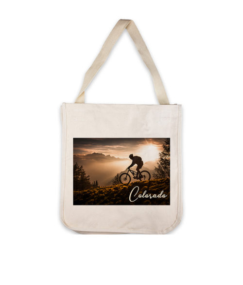 Mountain Biker tote bag